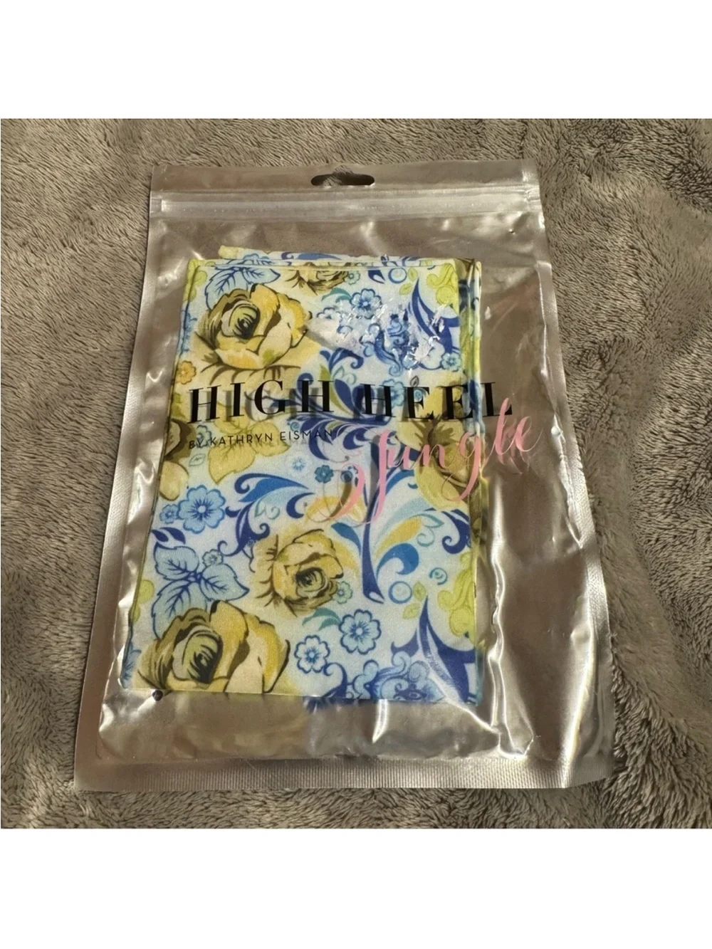 High Heel Jungle Free People Blue Floral Fields Knee High Socks NWT!